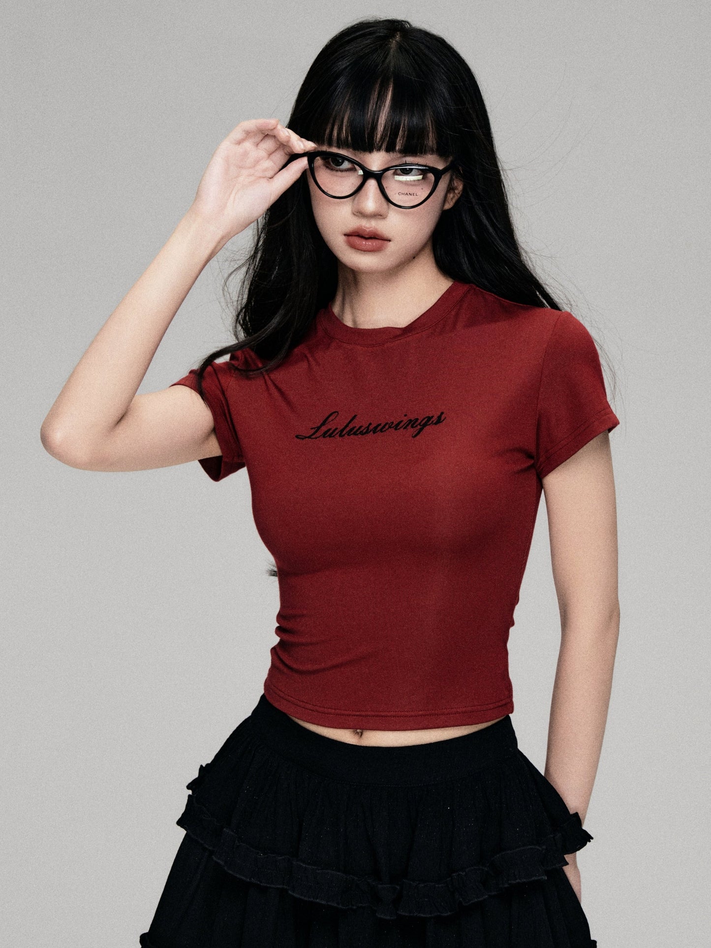 Vintage Babes Logo Cropped T-Shirt