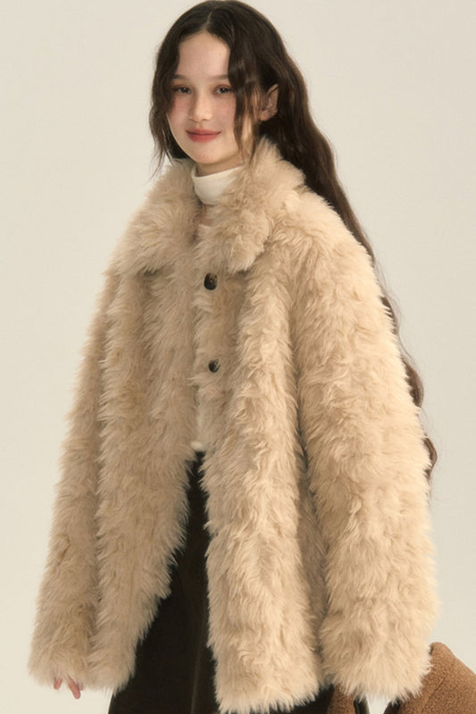 Cozy Maillard Fur Jacket