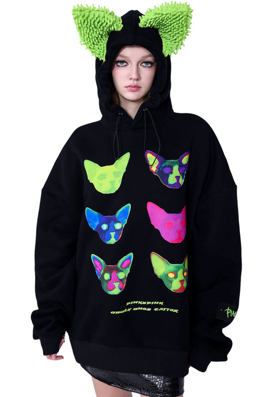 Sphinx Cat Ear Hoodie