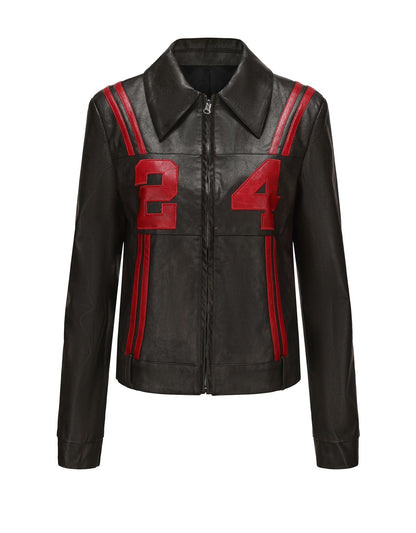 Punk Digital Leather Jacket