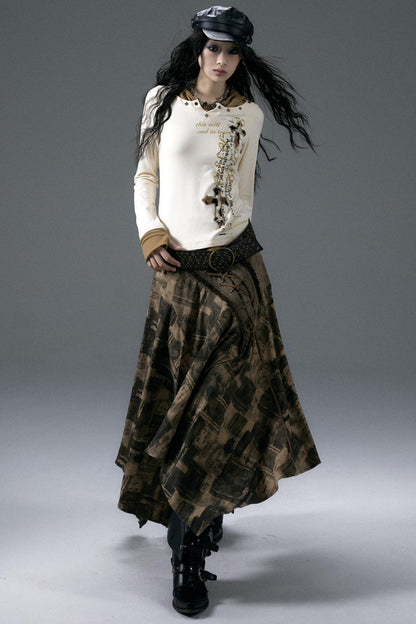 Urban Rock Irregular Long Skirt