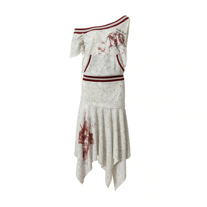 Detachable Hem Punk Corset Dress