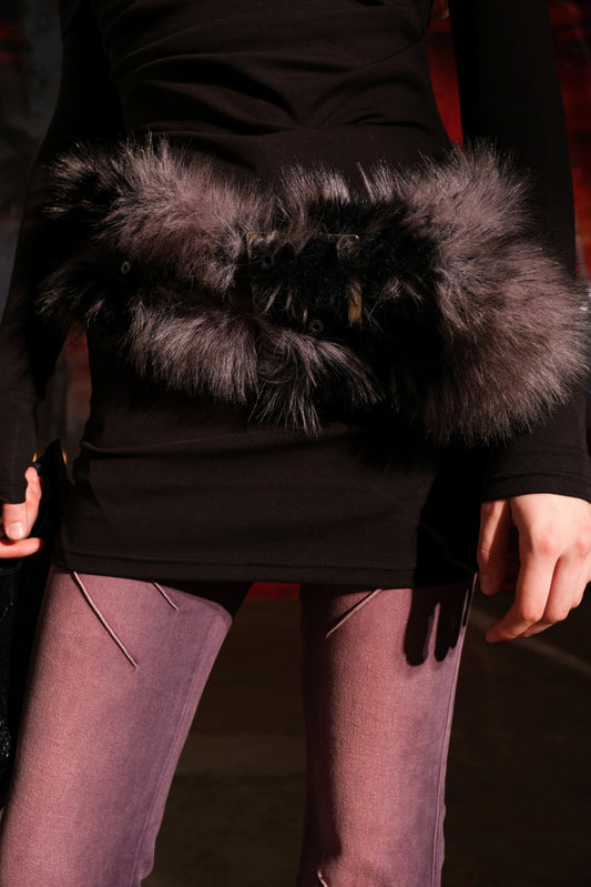 Versatile Fur Waist Belt