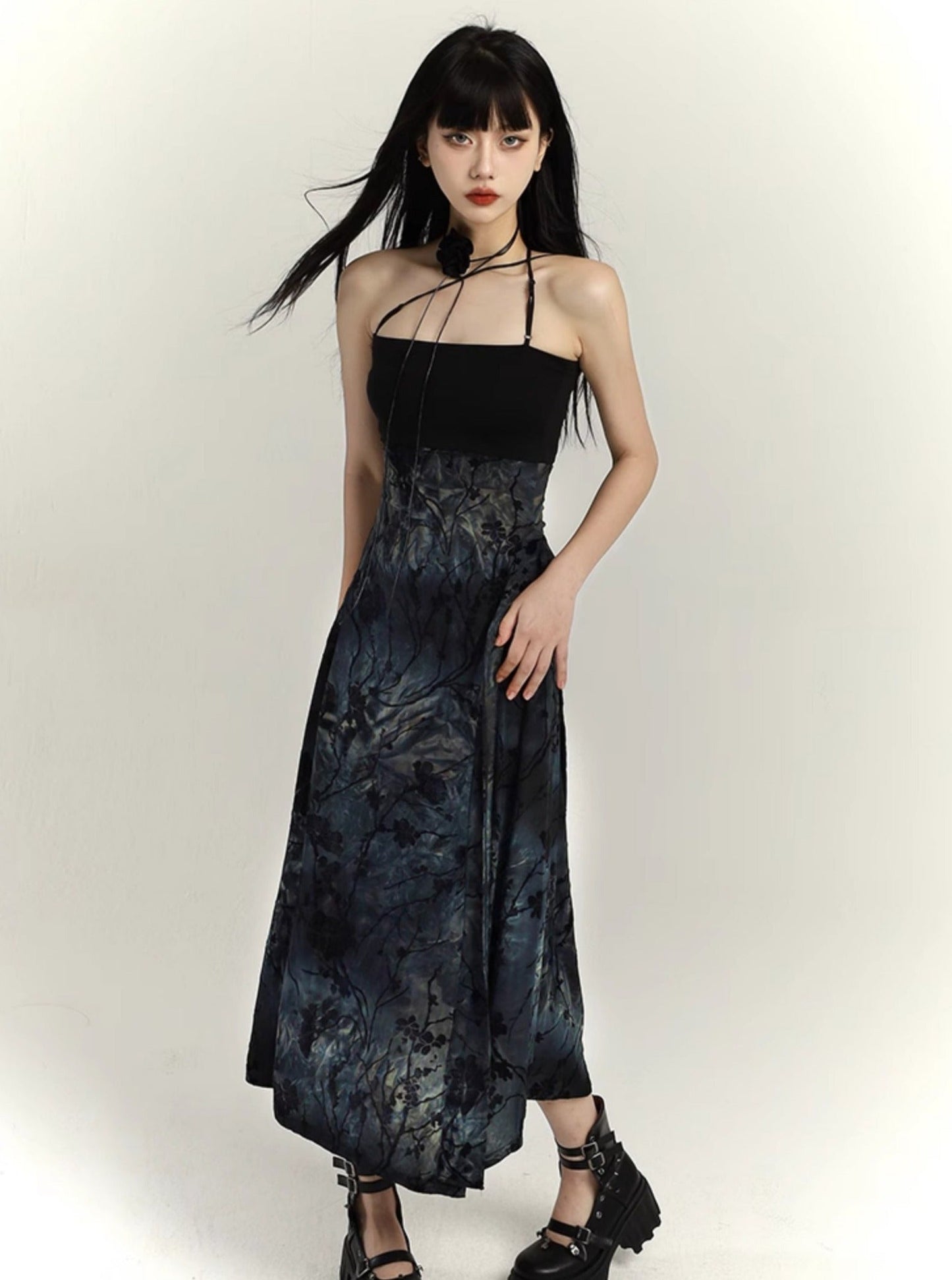 Chinese National Style Slip Dress