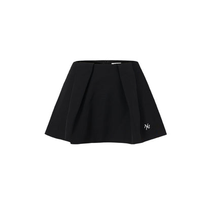 Minimalist A-Line Pleated Skirt