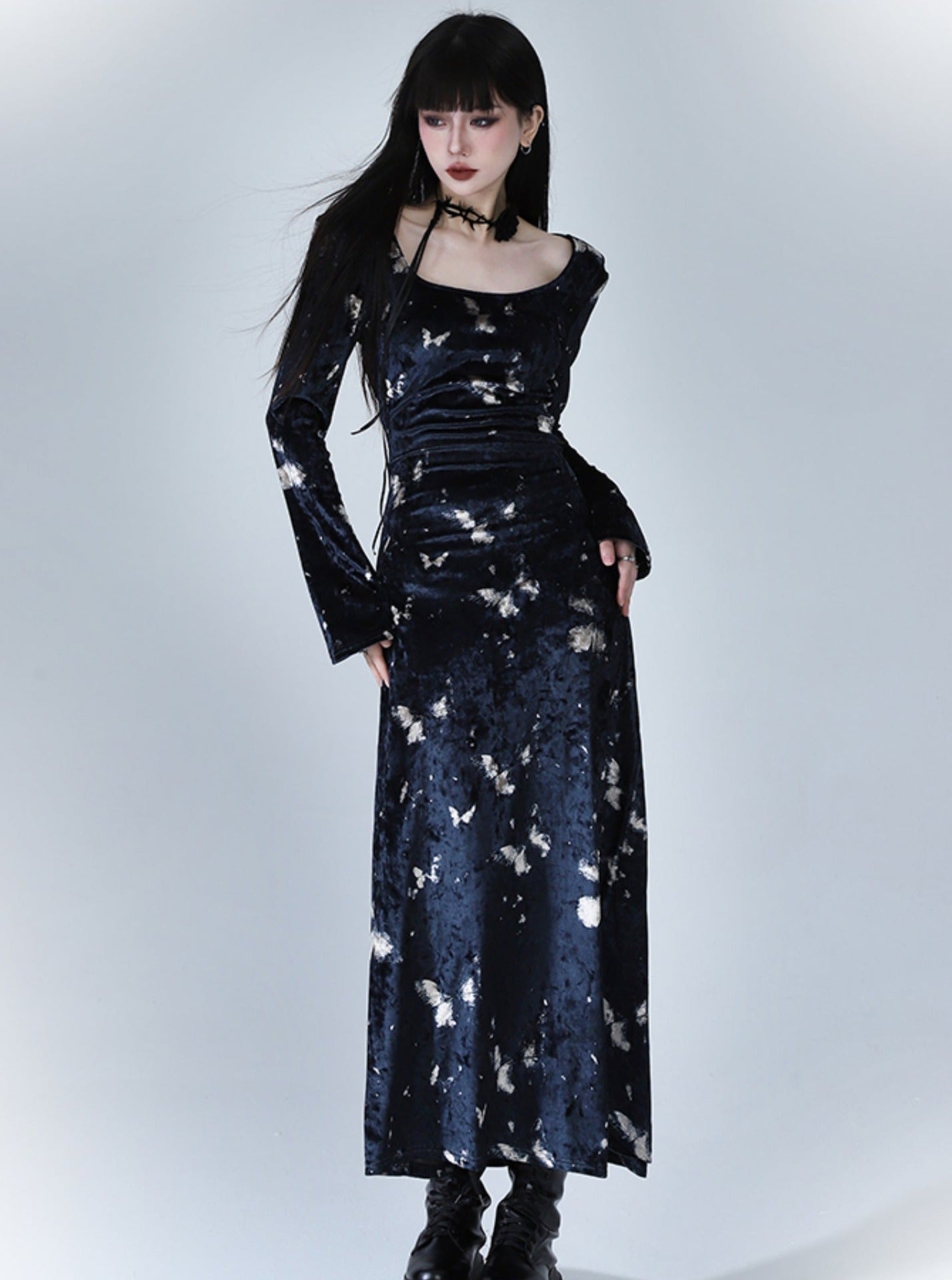 Chinese Velvet Adult Dress