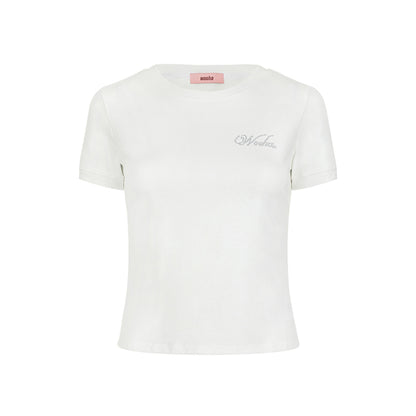 Solid Shoulder Hot Drill T-Shirt