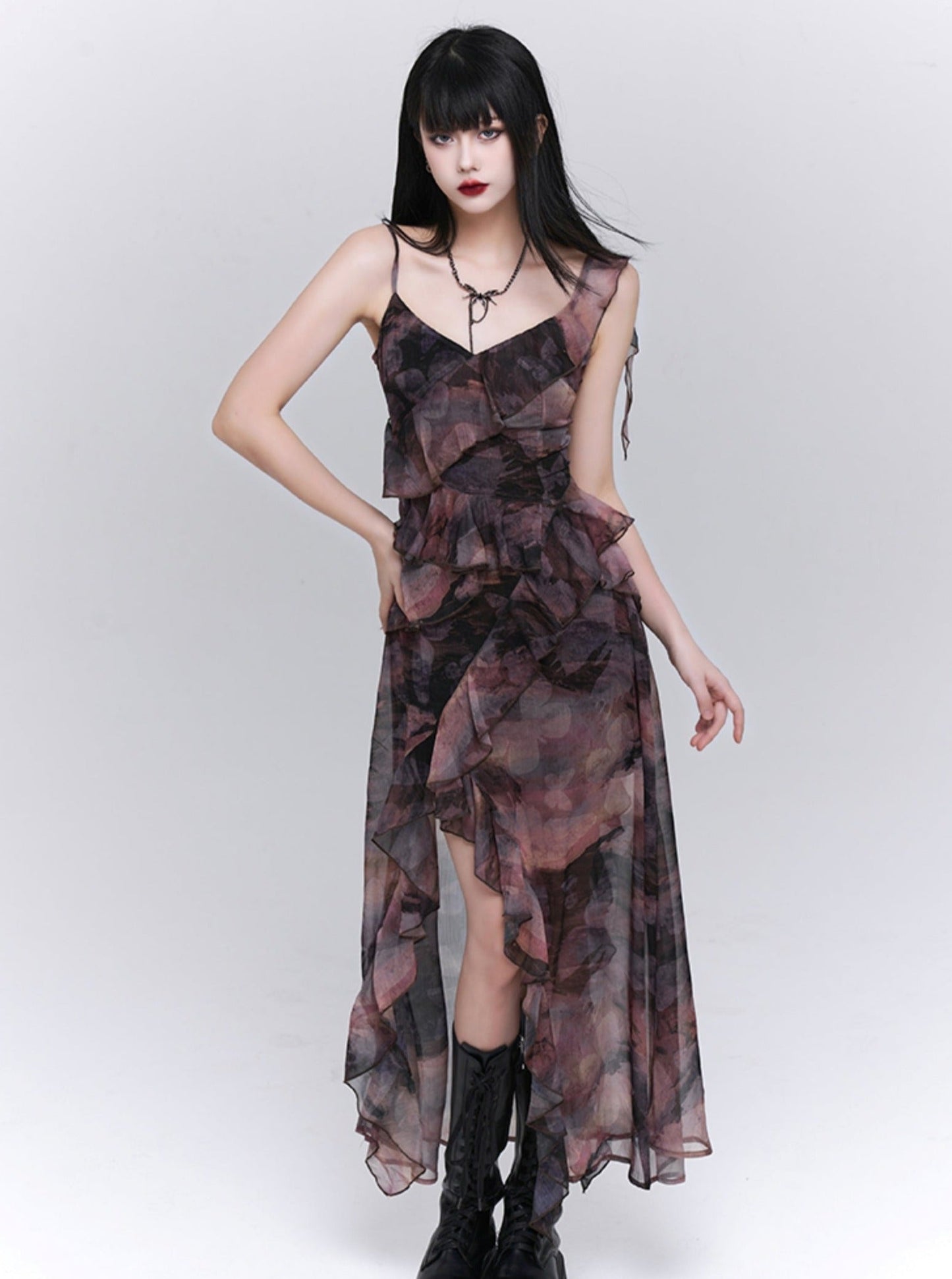 Butterfly Suspender Dress