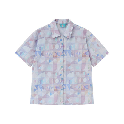 Summer Geometric Blouse