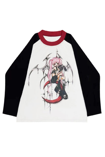 Gothic Witch Raglan T-Shirt