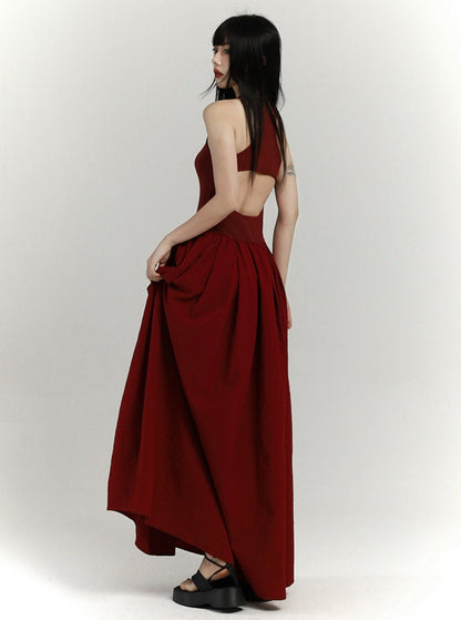 Chinese Red Slip Adult Dress