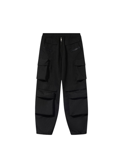 Textured Pocket Work Pants