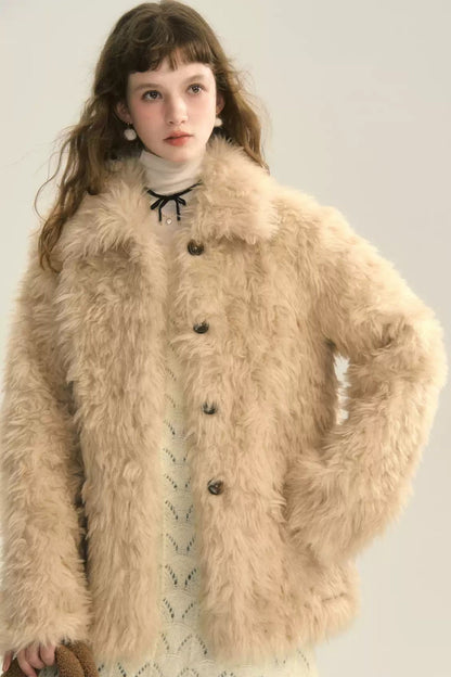 Cozy Maillard Fur Jacket