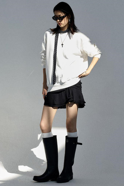 Elegant Ruffle Design Skirt