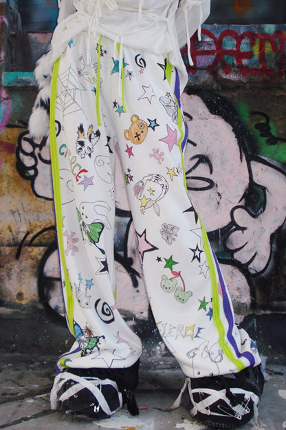 Street Style Graffiti Sweatpants