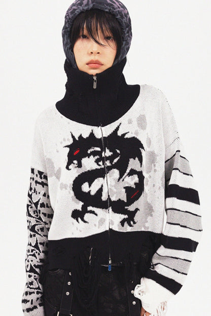 Limited Edition Dragon Knit Jacket