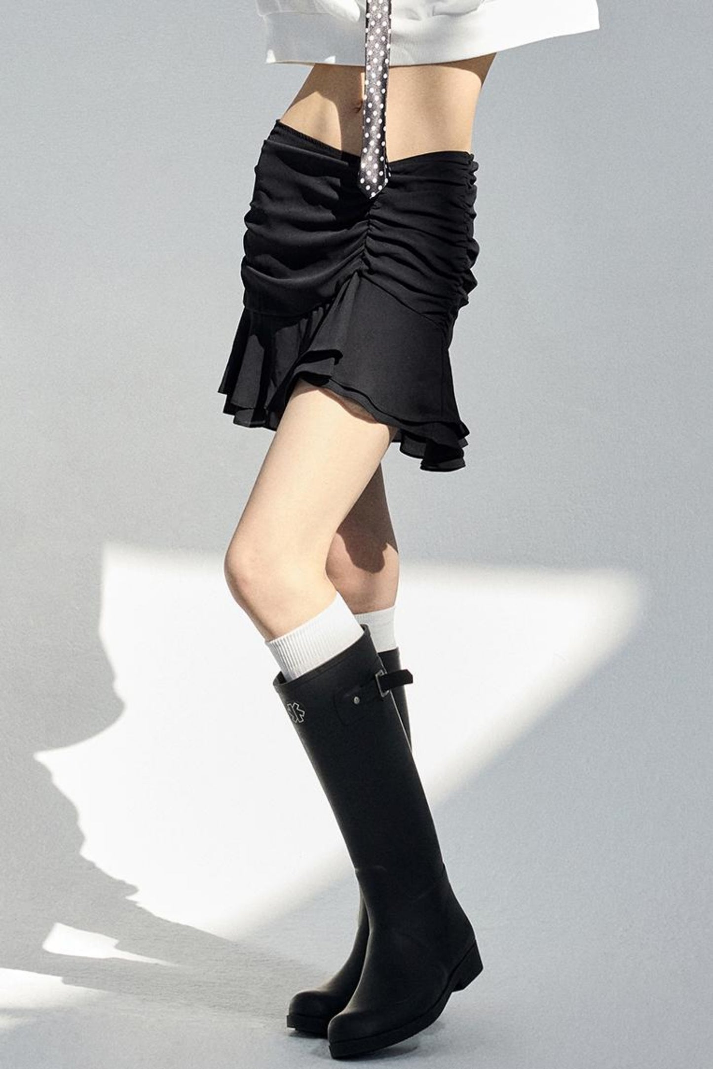 Elegant Ruffle Design Skirt