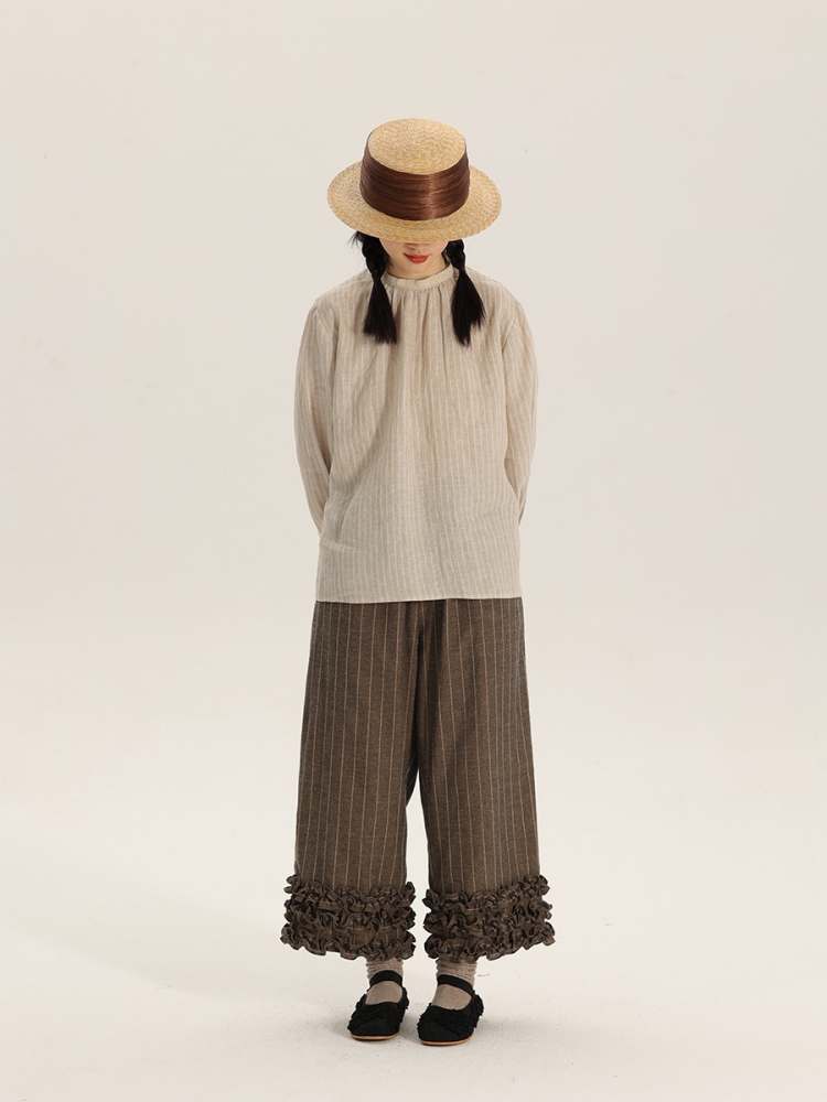 Yarn-Dyed Stripe Linen Shirt