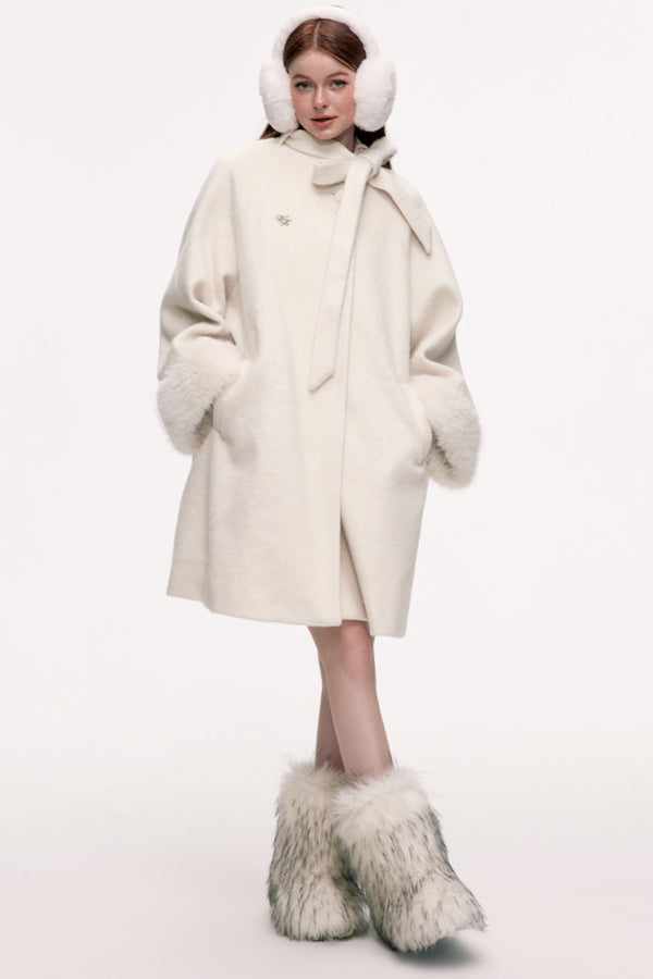 Cozy Chic A Line Furry Coat
