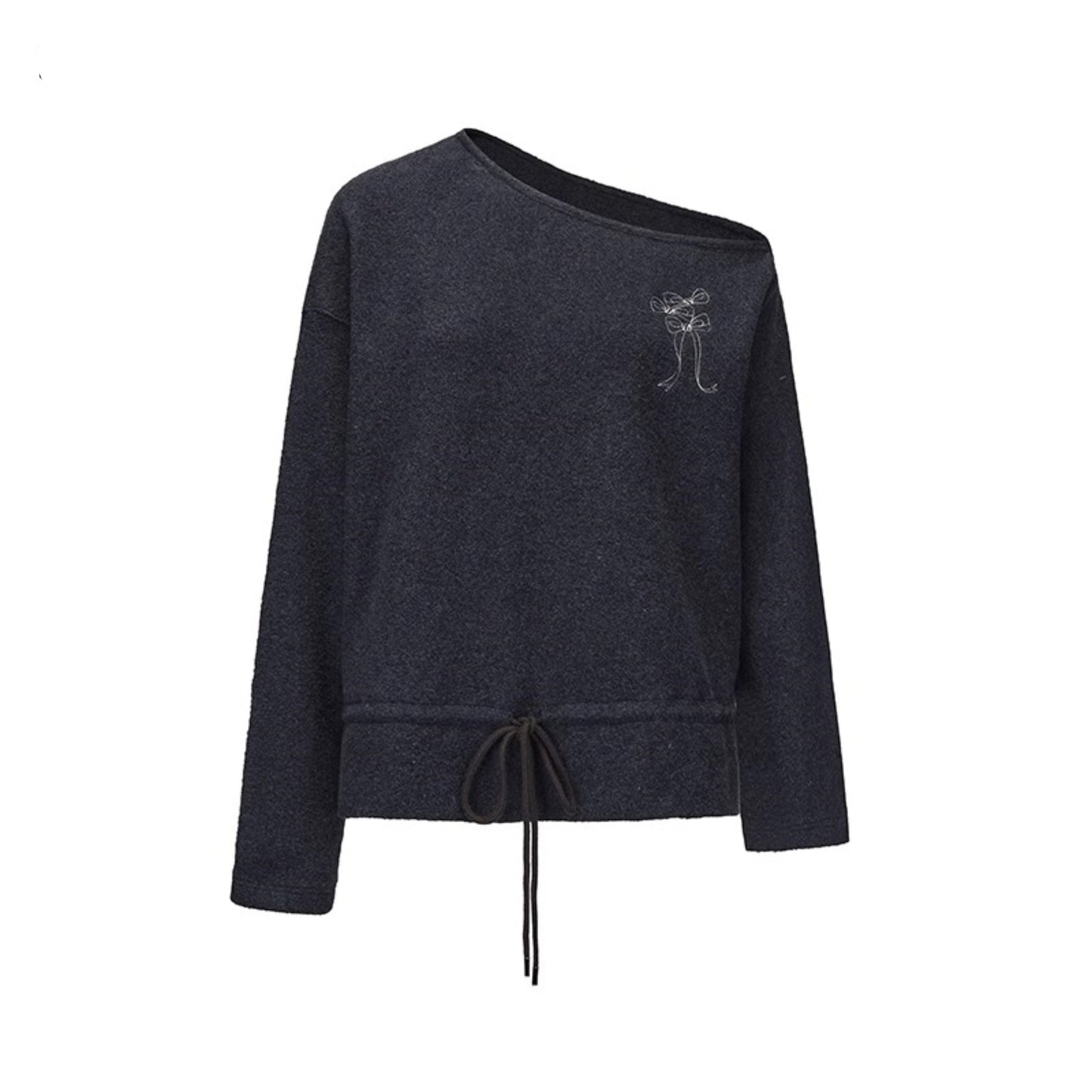 Vintage Two-Tone Tie-Blend Raglan Sweatshirt