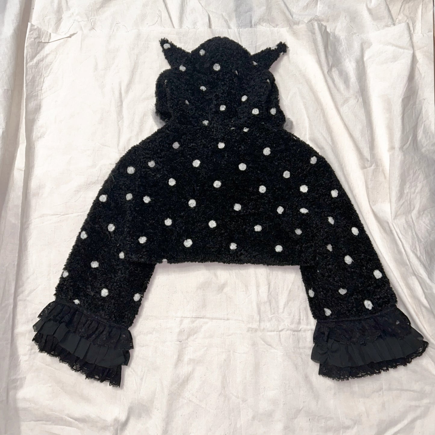 Original Design Cat Ear Plush Short Coat