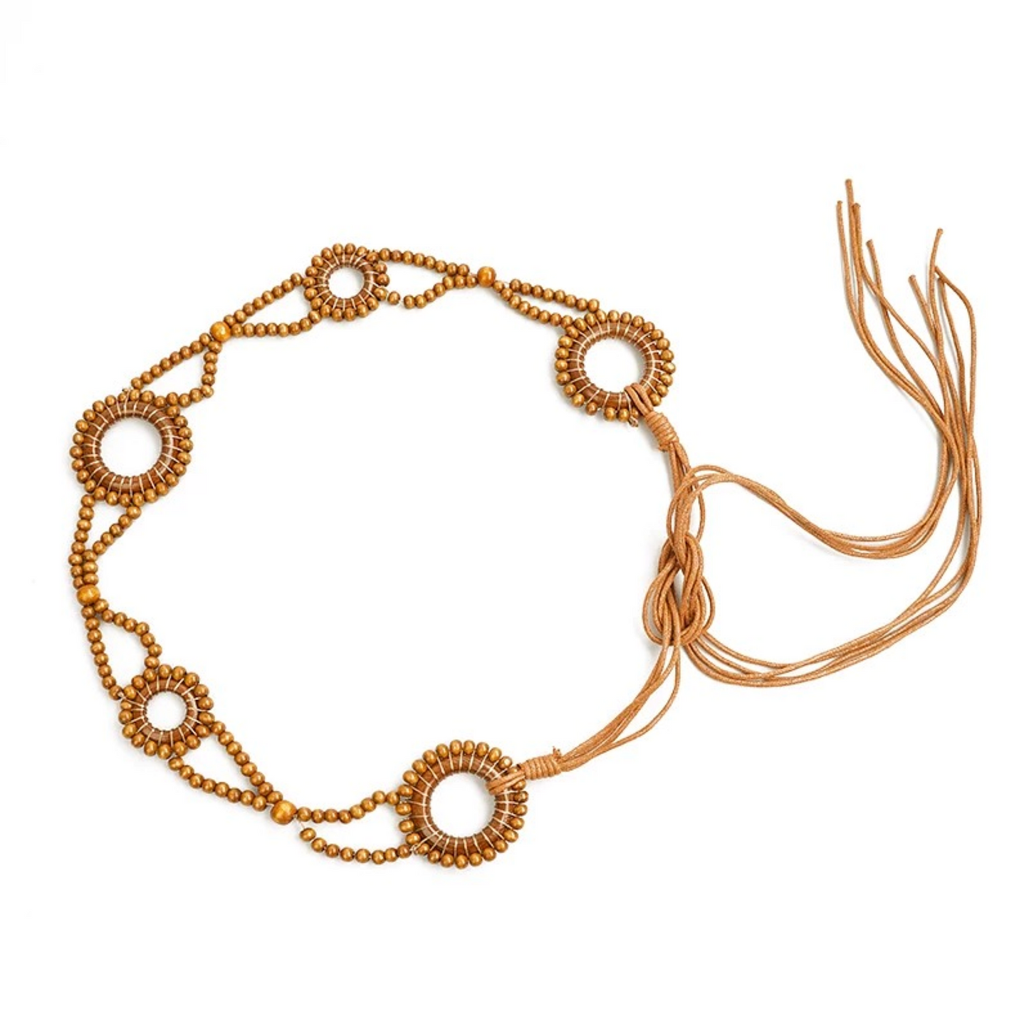 Bohemian Woven Beaded Belt