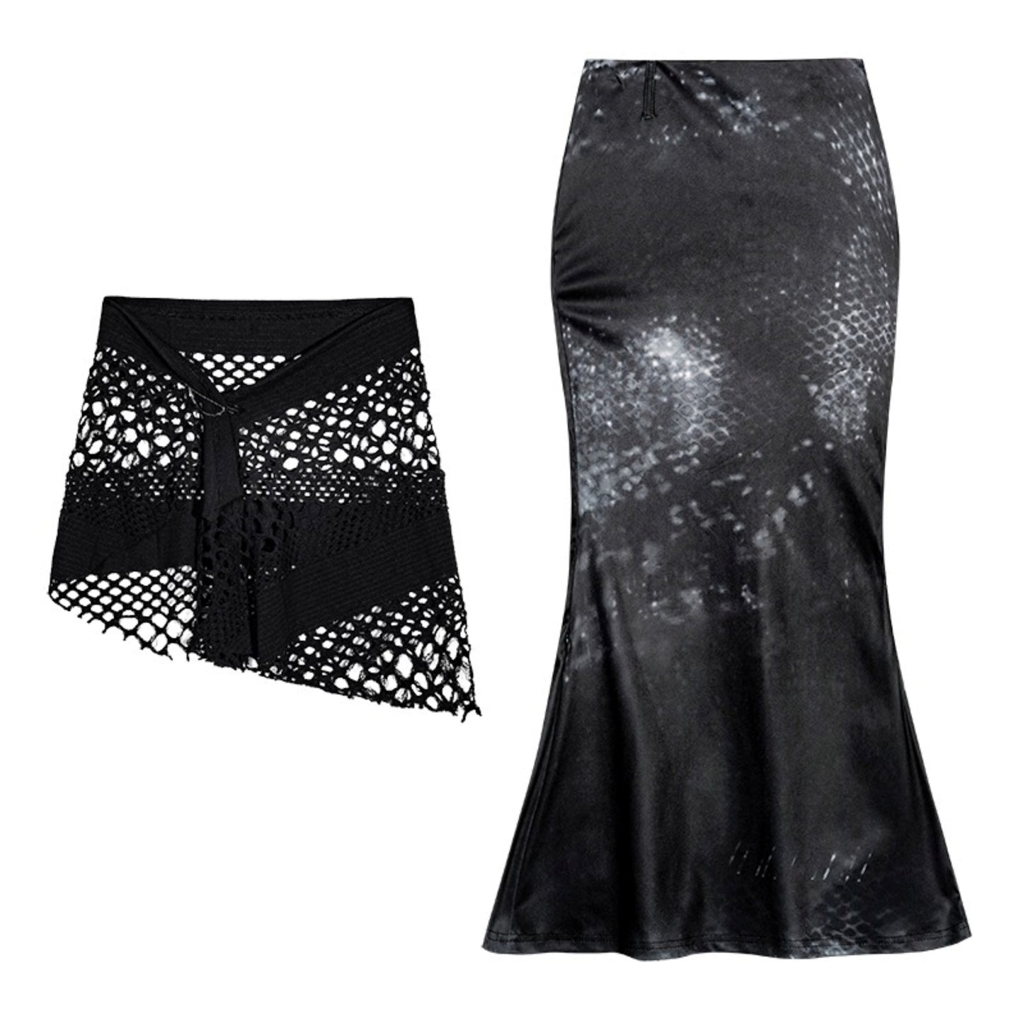 Summer Sparkling Fishtail Skirt