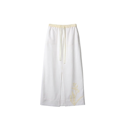 Magnolia Hand-Cranked Appliqué Skirt