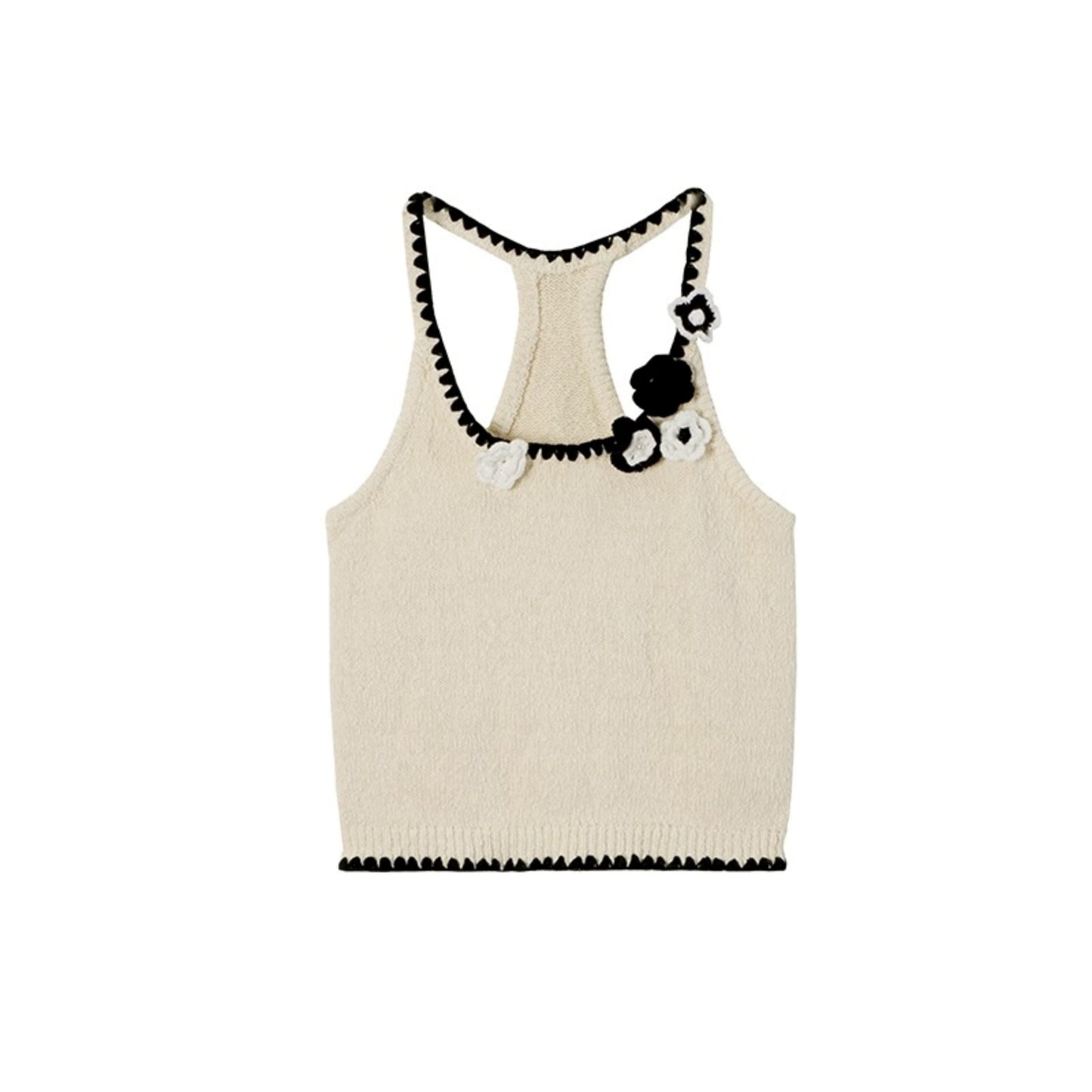 Pounding Stamen Knitted Camisole Top