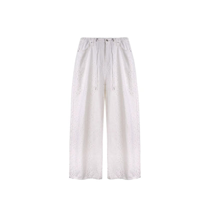 Island Flower Vine Striped Short Sleeve Top Shorts Set-Up