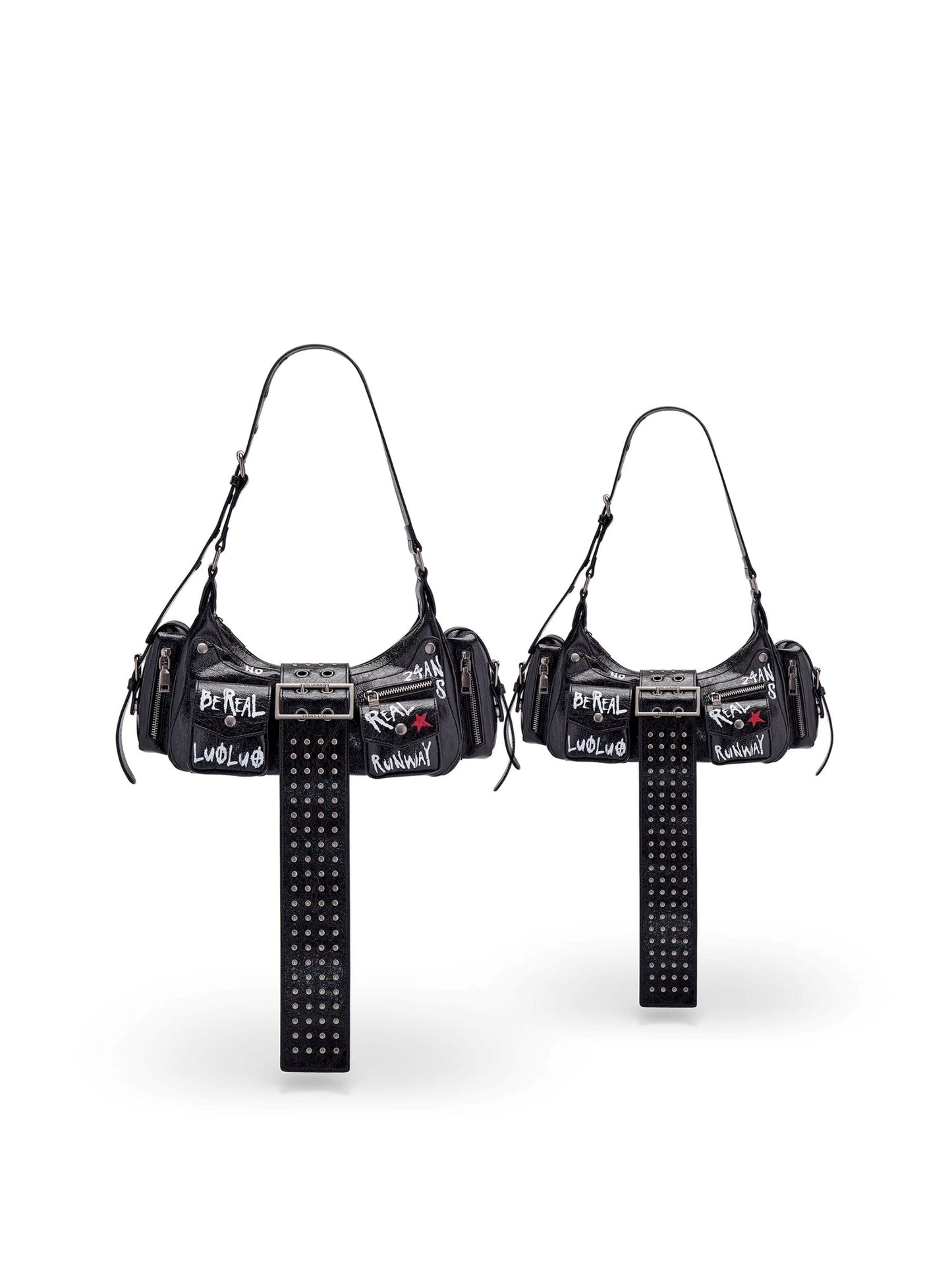 Graffiti Hand-Painted Printed Bag