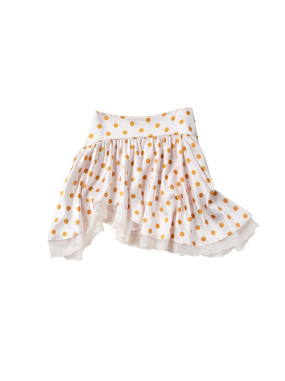 Vintage Lace Polka Dot Skirt