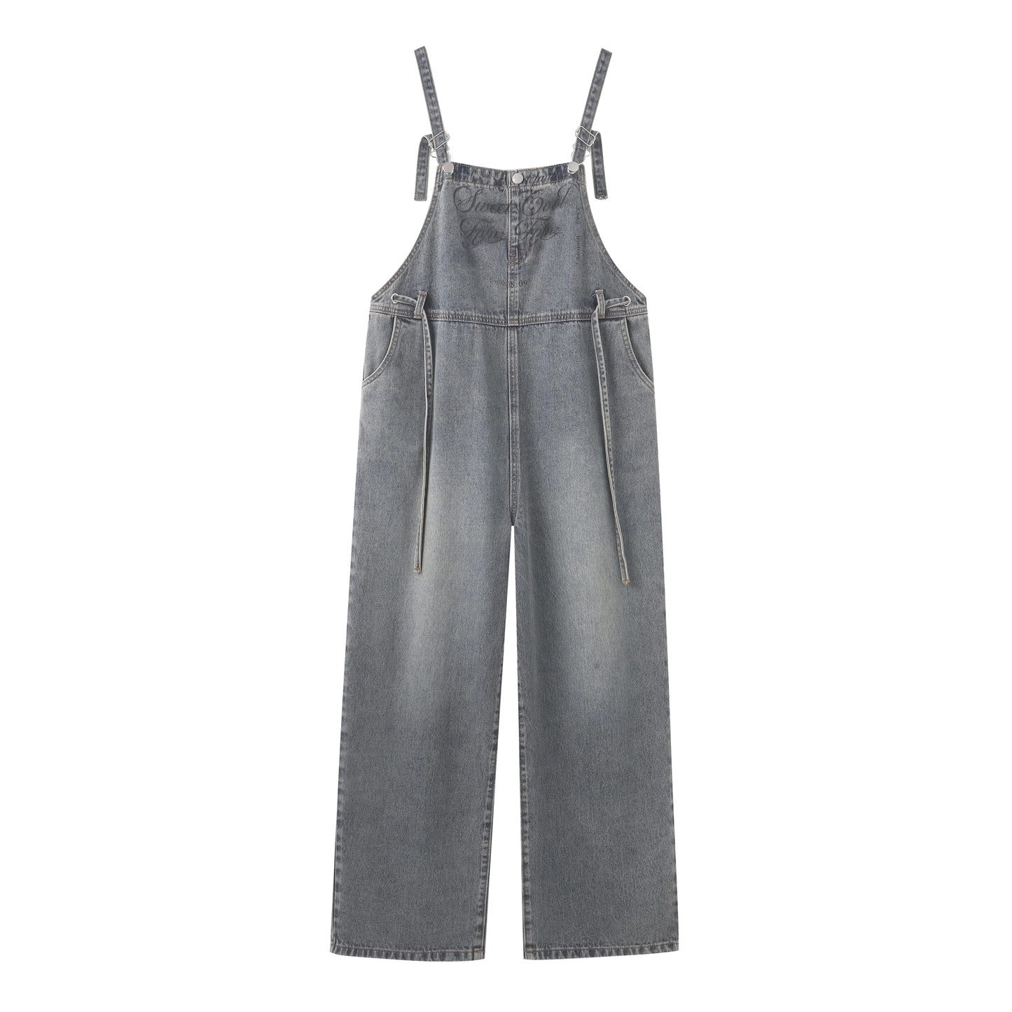 Denim Bib Overalls Pants