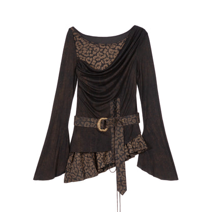 Knitted Contrast Patchwork Top