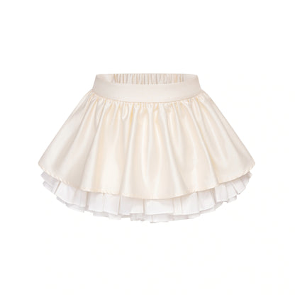 Satin Doll-Neck Jacket Set-Up