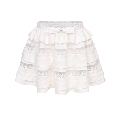 Textured Rose Puffy Skirt