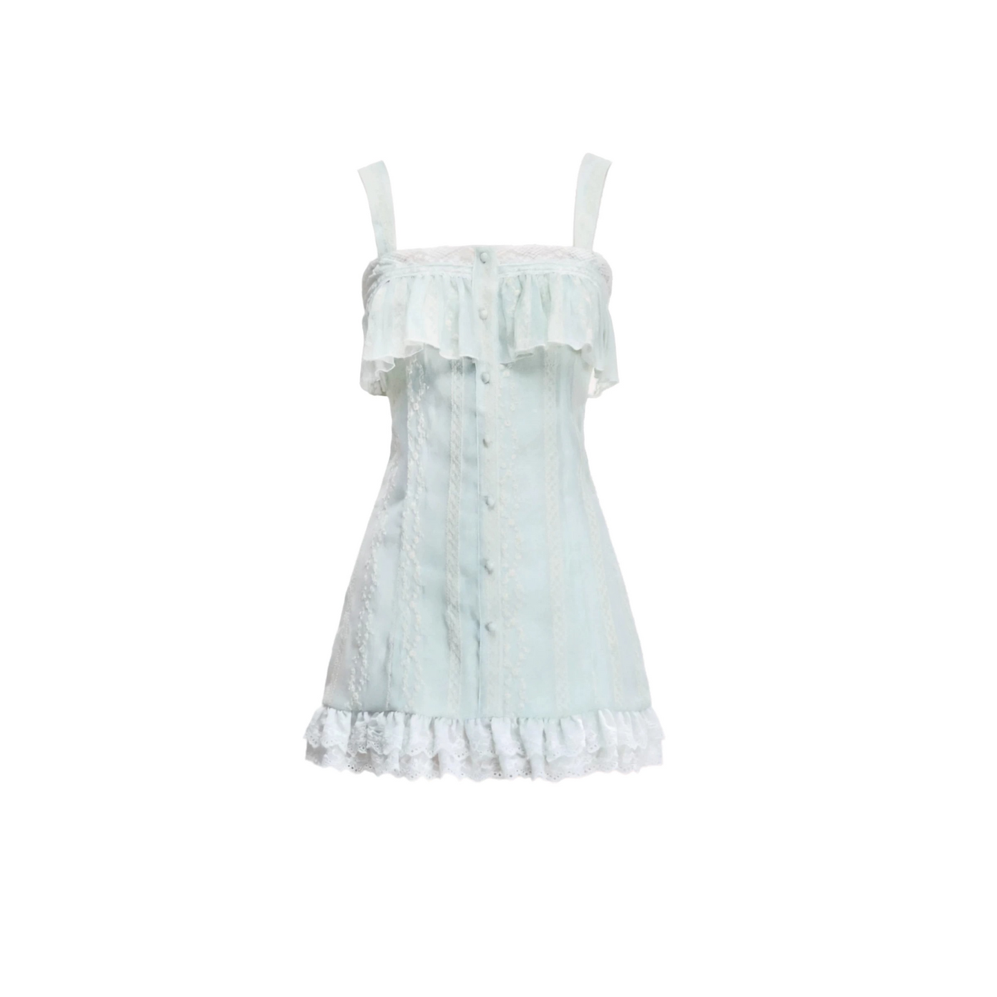 White Tea Embroidered Dress