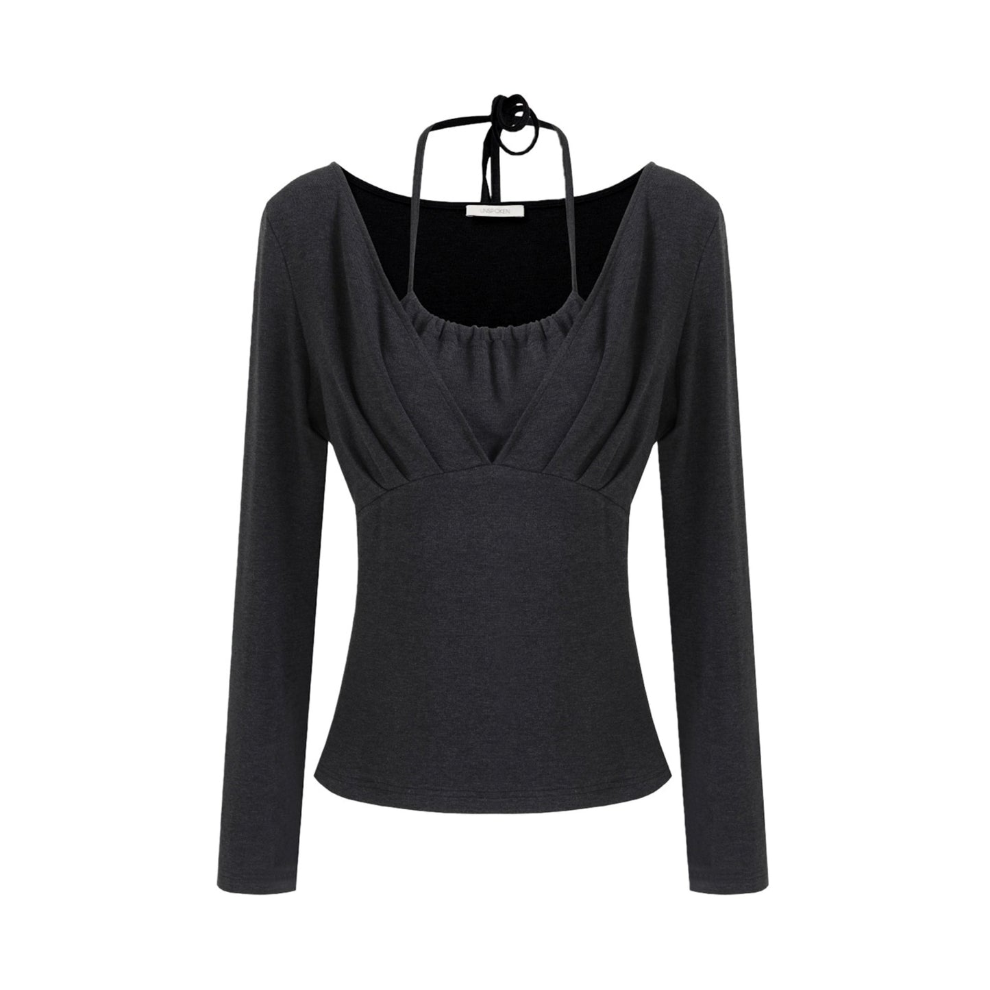 Irregular Neckline Knitwear