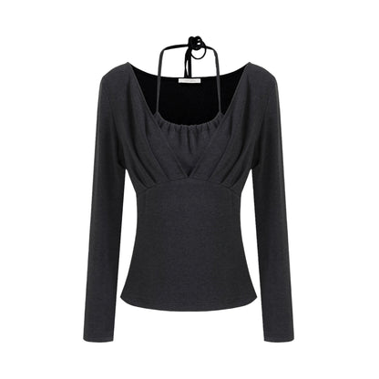 Irregular Neckline Knitwear