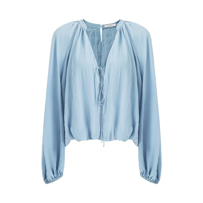 Autumn Lantern Sleeve Top