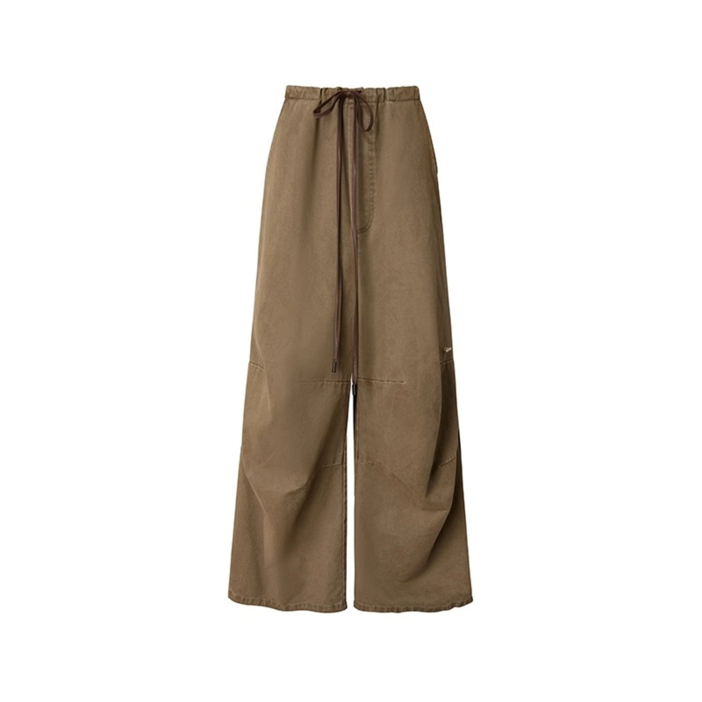 Drawstring Straight Leg Casual Pants