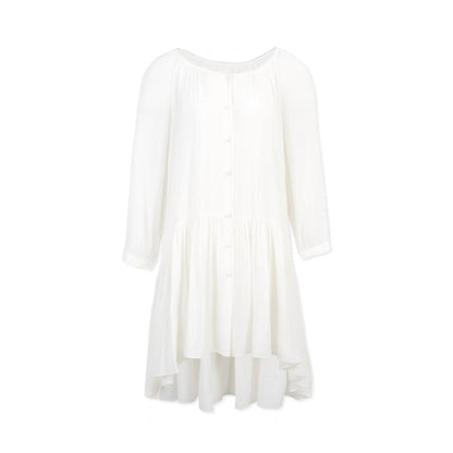 Light Dance Long-Sleeved Shirt Dress