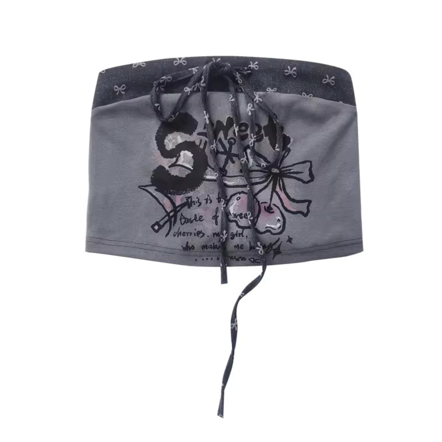 Splicing Bandeau Vest