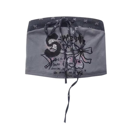 Splicing Bandeau Vest