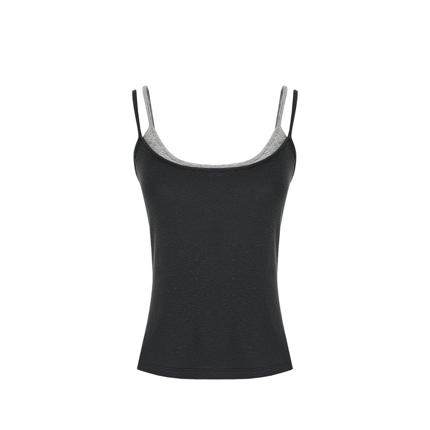 Color-Blocked Knit Camisole and Pants Set-Up