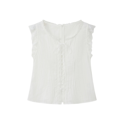 Starlight Lace Flutter Blouse