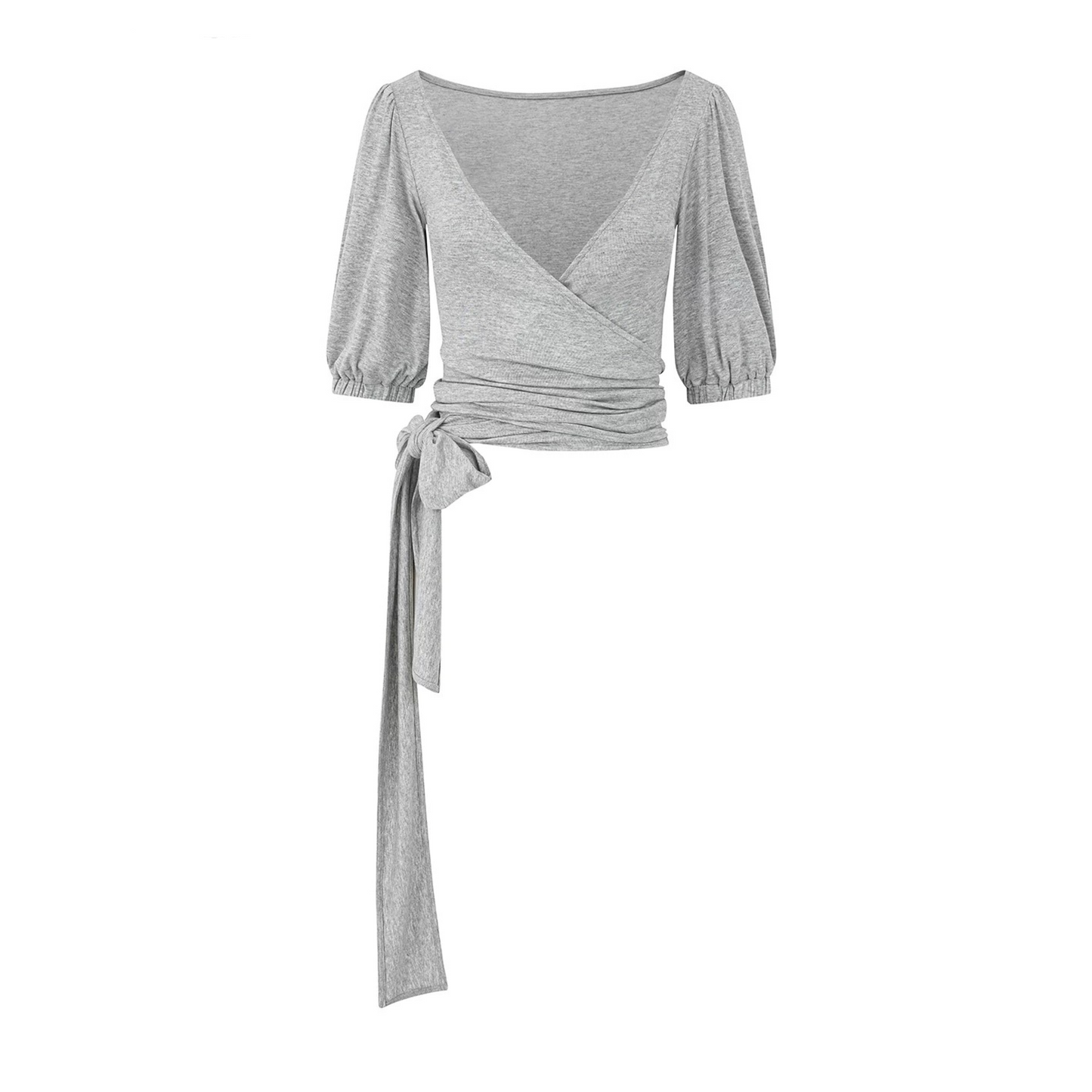Tencel V-Neck Puff Sleeve Camisole Set-Up