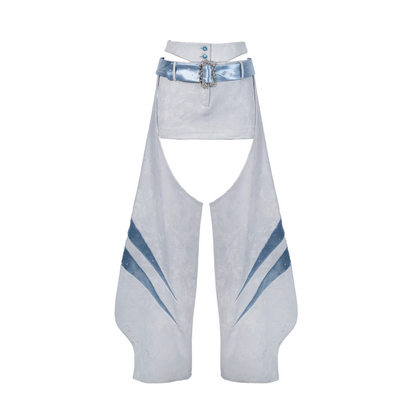 Detachable Cut-out Skirt and Leg Warmers Set-Up