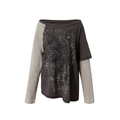 Wasteland Punk One-Shoulder T-Shirt