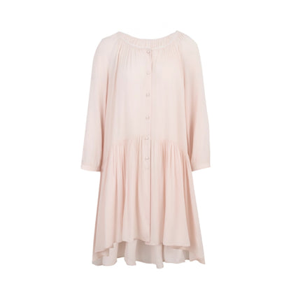 Light Dance Long-Sleeved Shirt Dress